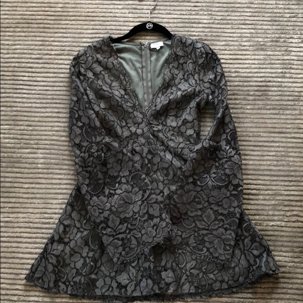 dark gray dress